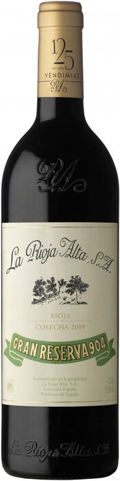 Вино La Rioja Alta, "Gran Reserva 904", Rioja DOC