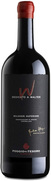 Вино Poggio al Tesoro, "Dedicato a Walter", Bolgheri Superiore DOC