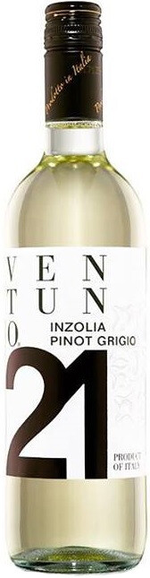 Вино "Ventuno 21" Inzolia Pinot Grigio