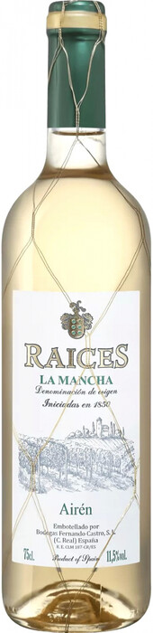 Вино "Raices" Blanco, La Mancha DO 2021 750 мл