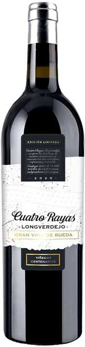 Вино Cuatro Rayas, "Vinedos Centenarios" Longverdejo, Rueda DO 2020 750 мл