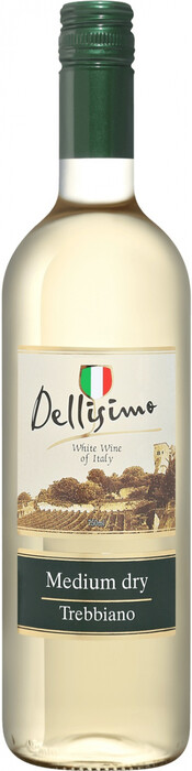 Вино Cevico, "Dellisimo" Trebbiano Medium Dry 2020 750 мл