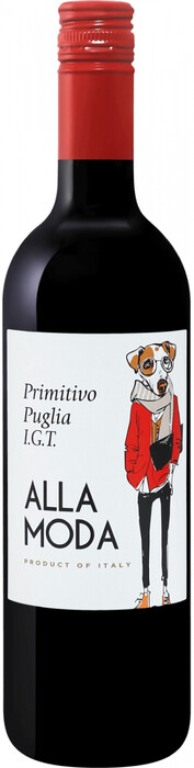 Wine "Alla Moda" Primitivo, Puglia IGT 2021 750 ml