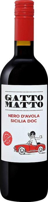 Вино Villa degli Olmi, "Gatto Matto" Nero d'Avola, Sicilia DOC