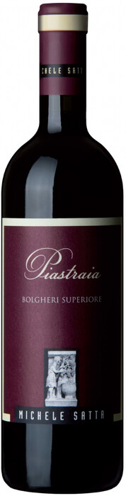 Вино Michele Satta, "Piastraia", Bolgheri Superiore DOC 2019 750 мл