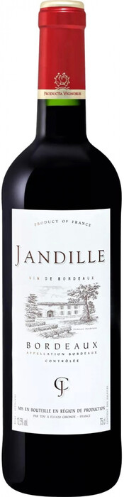 Вино Jandille, Bordeaux AOC 2019 750 мл