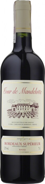 Вино "Tour de Mandelotte" Bordeaux Superieur AOC