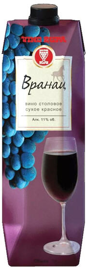 Вино Vino Zupa, Vranac, Tetra Prism 1000 мл