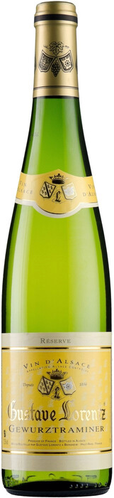 Вино Gustave Lorentz, Gewurztraminer Reserve, Alsace AOC 2022 750 мл