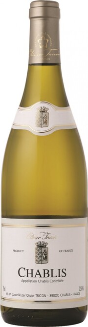 Вино Olivier Tricon, Chablis AOC 2021 750 мл