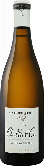 Вино Domaine Garnier & Fils, Chablis Premier Cru "Mont de Milieu" AOC 2020 750 мл