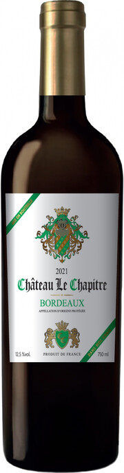 Вино Chateau Le Chapitre, Bordeaux AOC Blanc