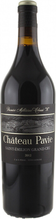 Вино Chateau Pavie, Saint Emilion AOC 1-er Grand Cru Classe 2012 750 мл