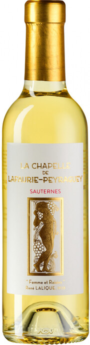 Вино "La Chapelle de Lafaurie-Peyraguey", Sauternes AOC 2016 380 мл