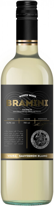 Вино Vicente Gandia, "Bramini" Viura-Sauvignon Blanc, Valencia DO 2021 750 мл