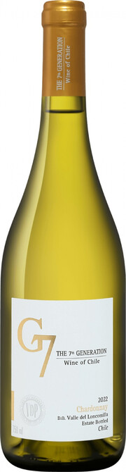 Вино Vina Carta Vieja, "G7" Chardonnay, Valley del Loncomilla DO 2022 750 мл