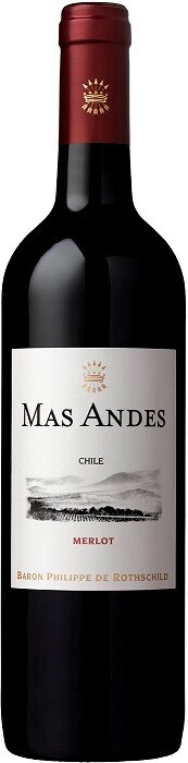 Вино Baron Philippe de Rothschild, "Mas Andes" Merlot 2021 750 мл