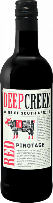 Вино "Deep Creek" Pinotage 2021 380 мл