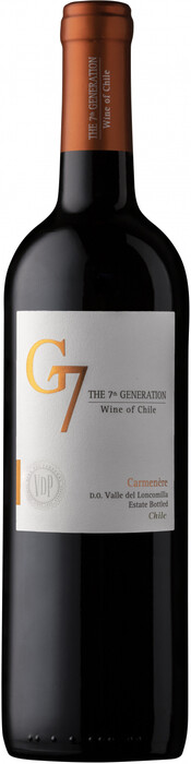 Вино Vina Carta Vieja, "G7" Carmenere, Valley del Loncomilla DO 2021 750 мл