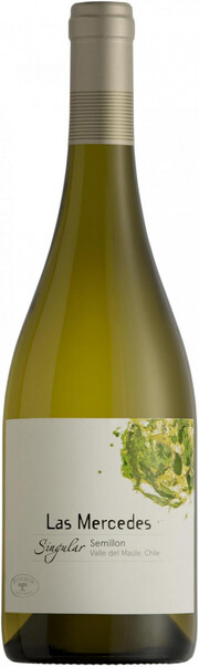 Вино "Las Mercedes" Singular, Semillon, Maule Valley DO 2019 750 мл