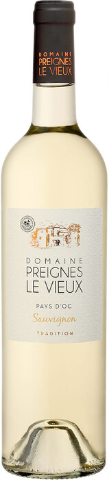 Вино Domaine Preignes le Vieux, Sauvignon Tradition, Pays d'Oc IGP