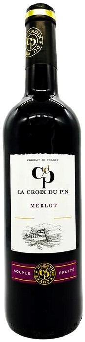 Вино FDL, "La Croix du Pin" Merlot, Pays d'Oc IGP 2021 750 мл