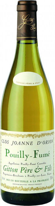 Вино Gitton Pere & Fils, "Clos Joanne d'Orion", Pouilly-Fume AOC