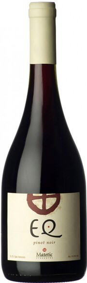 Вино Matetic, "EQ" Pinot Noir, San Antonio DO 2019 750 мл