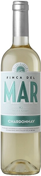 Вино Vicente Gandia, "Finca del Mar" Chardonnay, Utiel-Requena DO 2021 750 мл