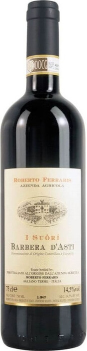 Вино Roberto Ferraris, "I Suori", Barbera d'Asti DOCG 2021 750 мл