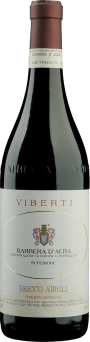 Вино Viberti, Barbera d'Alba Superiore "Bricco Airoli" DOC