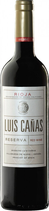 Вино "Luis Canas" Reserva, Rioja DOC