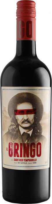 Вино "El Gringo" Dark Red Tempranillo, Castilla Vdt