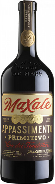 Вино "Maxale" Appassimento Primitivo, Puglia IGP