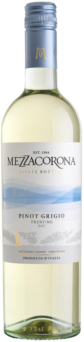 Вино Mezzacorona, Pinot Grigio, Trentino DOC