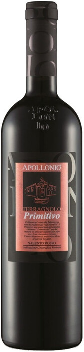 Вино Apollonio, "Terragnolo" Primitivo, Salento IGP