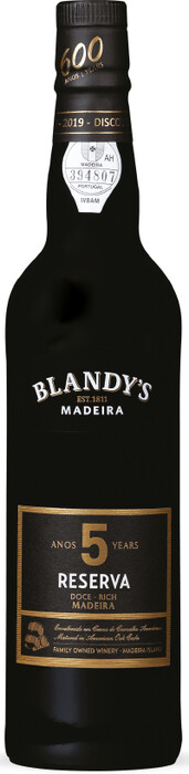 Вино Blandy's, "Reserva" Rich 5 Years Old