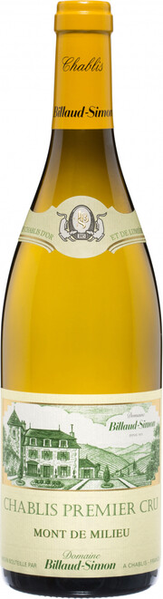 Вино Billaud-Simon, Chablis Premier Cru "Mont de Milieu", 2019-2020 2019 750 мл