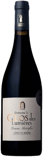 Wine Domaine Le Clos des Lumieres, Cotes du Rhone "Comme Autrefois" AOC 2018 750 ml