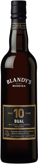 Вино "Blandy's" Bual Medium Rich 10 Years Old