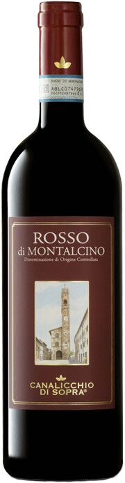 Вино Canalicchio di Sopra, Rosso di Montalcino DOC, 2019-2020 2019 750 мл