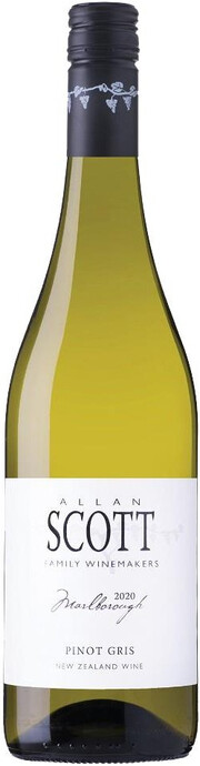 Вино Allan Scott, Pinot Gris, Marlborough