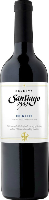 Вино Undurraga, "Santiago 1541" Merlot Reserva