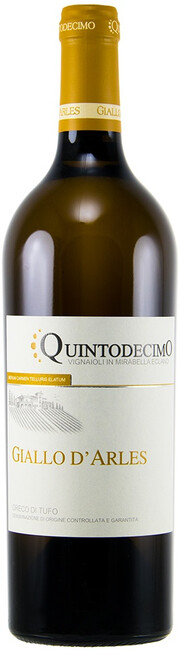 Вино Quintodecimo, "Giallo d'Arles" Greco di Tufo DOCG, 2020-2021 2020 750 мл