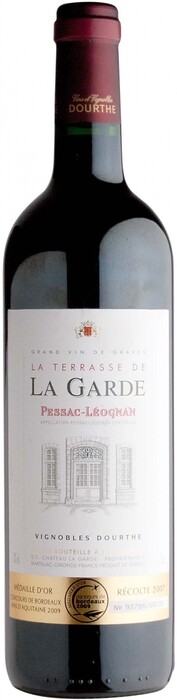 Вино "La Terrasse de La Garde", Pessac-Leognan AOC