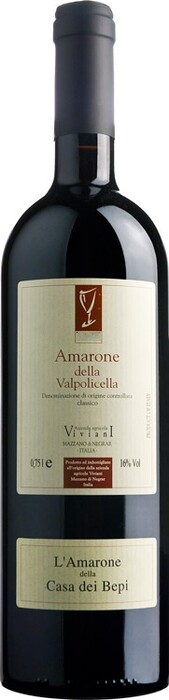 Вино Viviani, Amarone della Valpolicella Classico DOC "Casa dei Bepi"