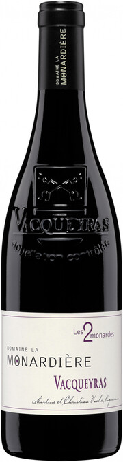 Вино Domaine La Monardiere, "Les 2 Monardes", Vacqueyras AOC