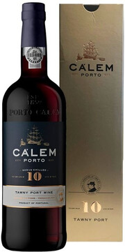 Портвейн "Calem" 10 Years Old Tawny Porto, gift box