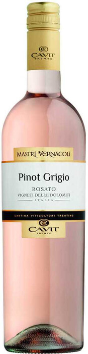 Вино "Mastri Vernacoli" Pinot Grigio Rosato, Vigneti delle Dolomiti IGT