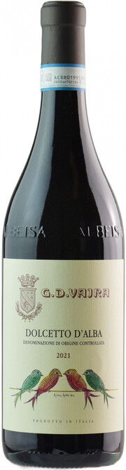 Вино G.D. Vajra, Dolcetto d'Alba DOC 2021 750 мл